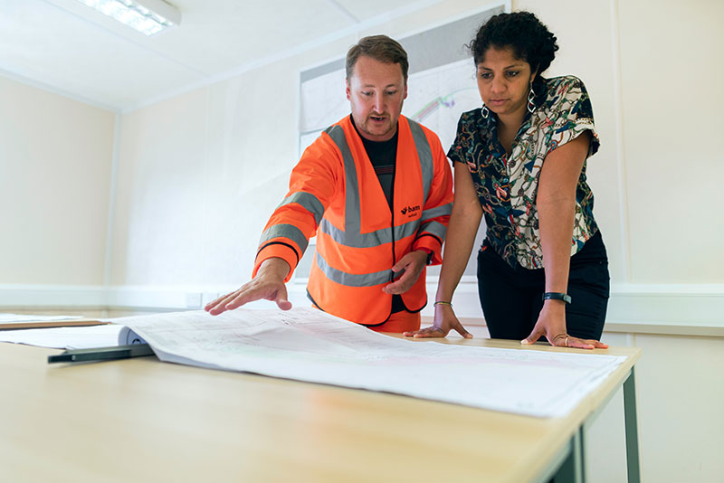 Triad Employee working with Client