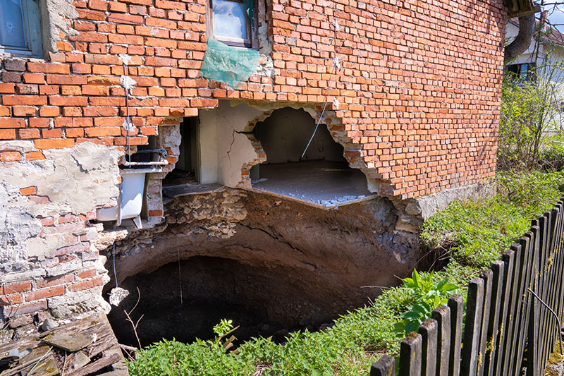 Sinkhole Under Home